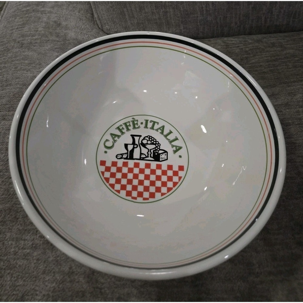 Vintage Himark Large Serving Bowl 12"Made in Italy CAFFÉ-ITALIA Discontinued
